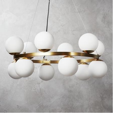 BUBBLES BRASS RİNG AVİZE