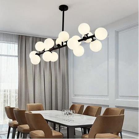 TİNY GLASS GLOBES BLACK AVİZE