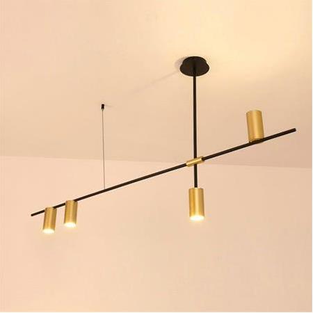ILLUMINAZIONE A SPOT BLACK AND GOLD AVİZE