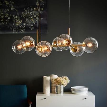 LAMPADARİO A BOCCA APERTA SETTE AVİZE